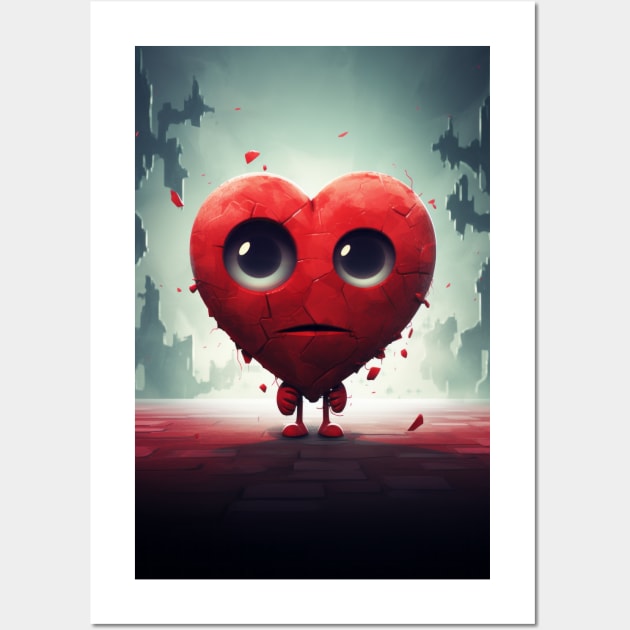 Sad Heart Wall Art by TheMadSwede